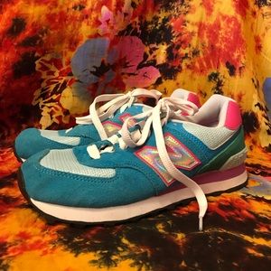 Multicolor new balance sneakers size 7.5
